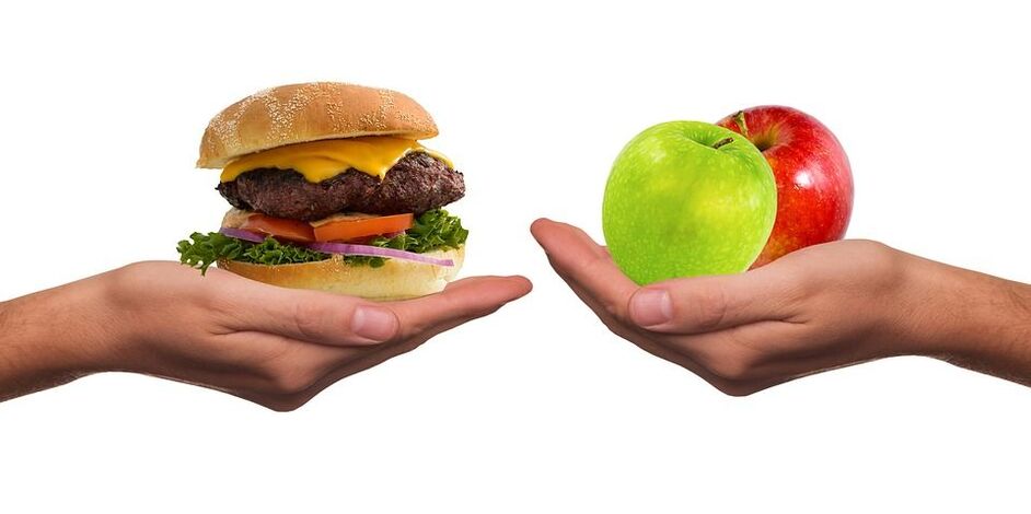 thực phẩm có hại và lành mạnh để giảm cân